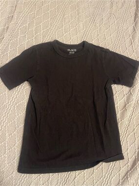The Children's Place Black Short Sleeve Crewneck Tee